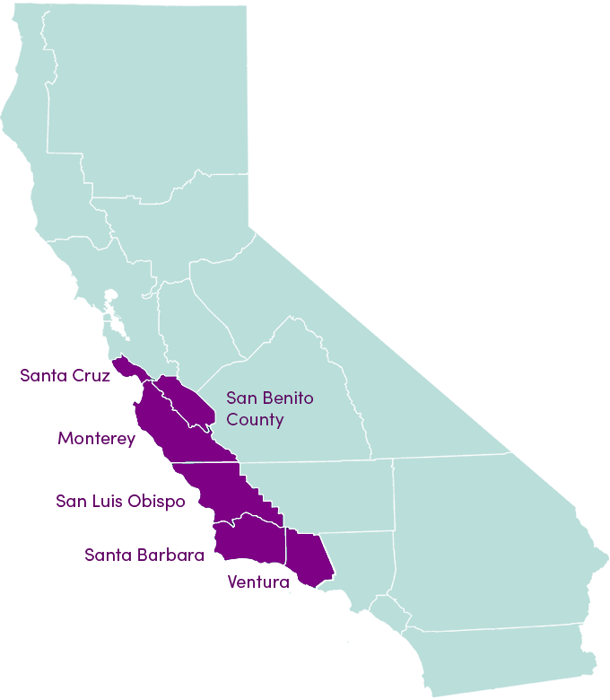 Map of Central CA